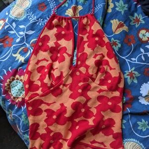 Y2K Style Floral Halter Festival Boho Vibe